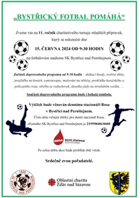 Bystřický fotbal pomáhá - 11. ročník charitativního turnaje