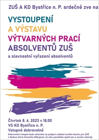 Vystoupení a výstava výtvarných prací absolventů ZUŠ