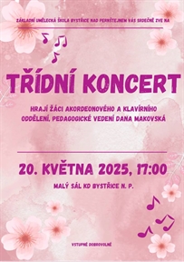 ZUŠ - Třídní koncert