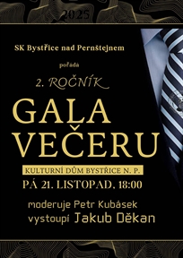 Gala večer - SK Bystřice nad Pernštejnem