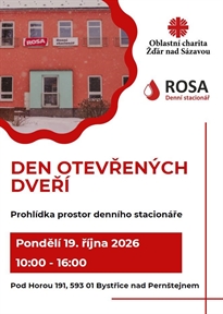 Den otevřených dveří v denním stacionáři Rosa 