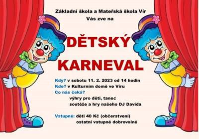 Dětský karneval ve Víře