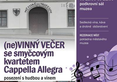 (ne)Vinný koncert se smyčcovým kvartetem Cappella Allegra