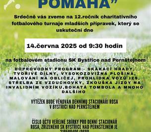Bystřický fotbal pomáhá 2025